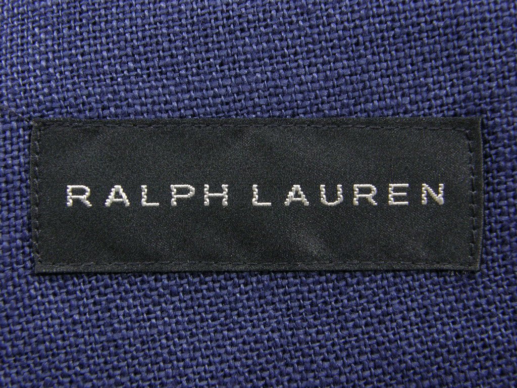 新品 ラルフローレン ブラックレーベル 定価18万円 【イタリア製 麻100%】 ジャケット 36-S 春夏 Ralph Lauren Black Label ★271028_画像9