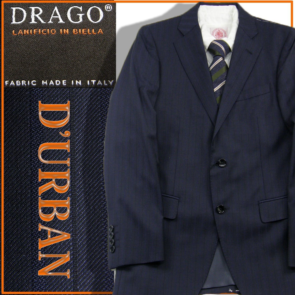 あすつく】 新品 D'URBAN × イタリア DRAGO社 【定価6万円】 秋冬 A5