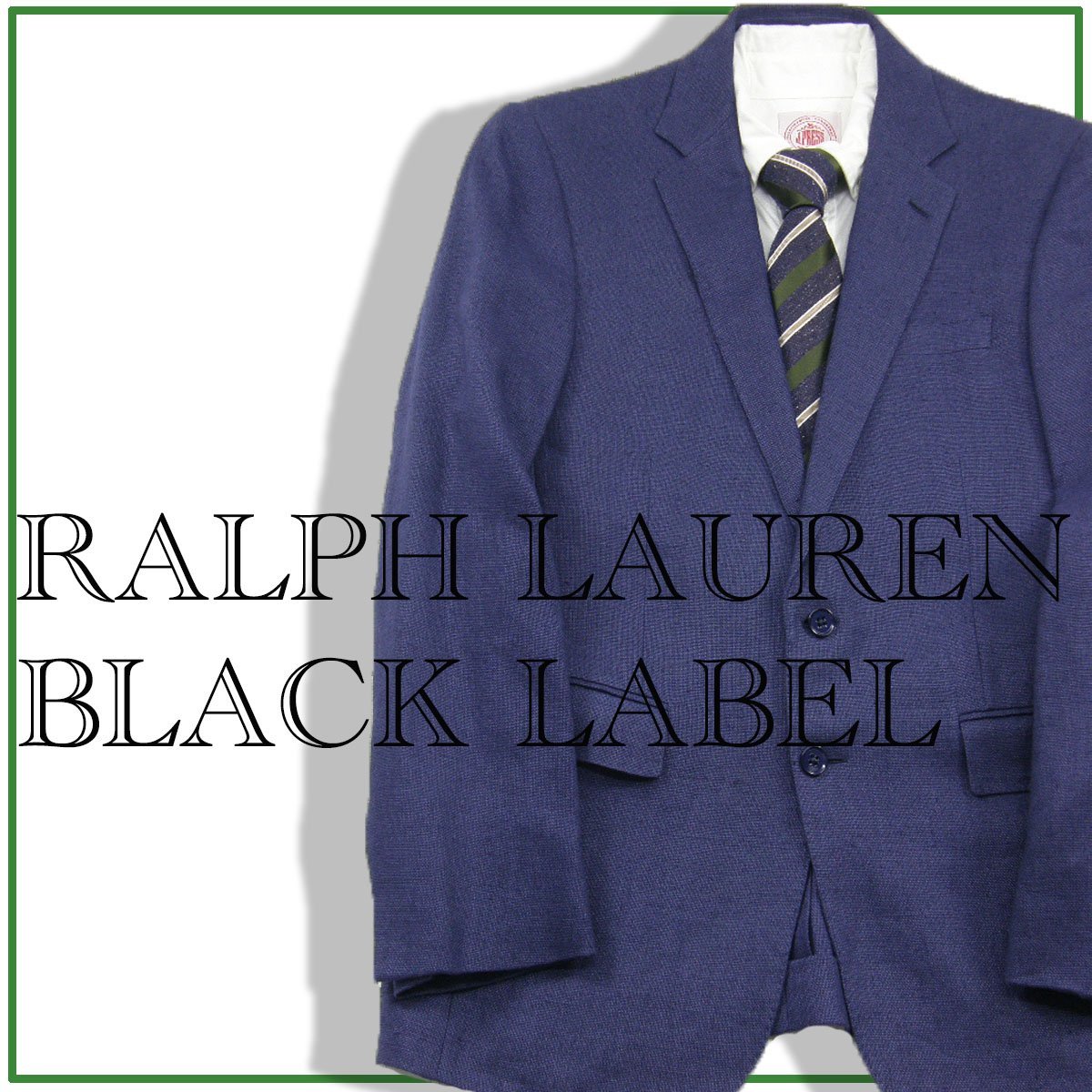 新品 ラルフローレン ブラックレーベル 定価18万円 【イタリア製 麻100%】 ジャケット 36-S 春夏 Ralph Lauren Black Label ★271028_画像1