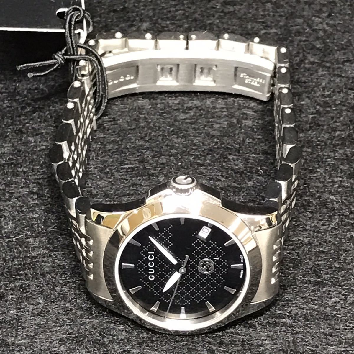 ☆41302 グッチ GUCCI Gタイムレス YA1265006 126.5 クオーツ SS