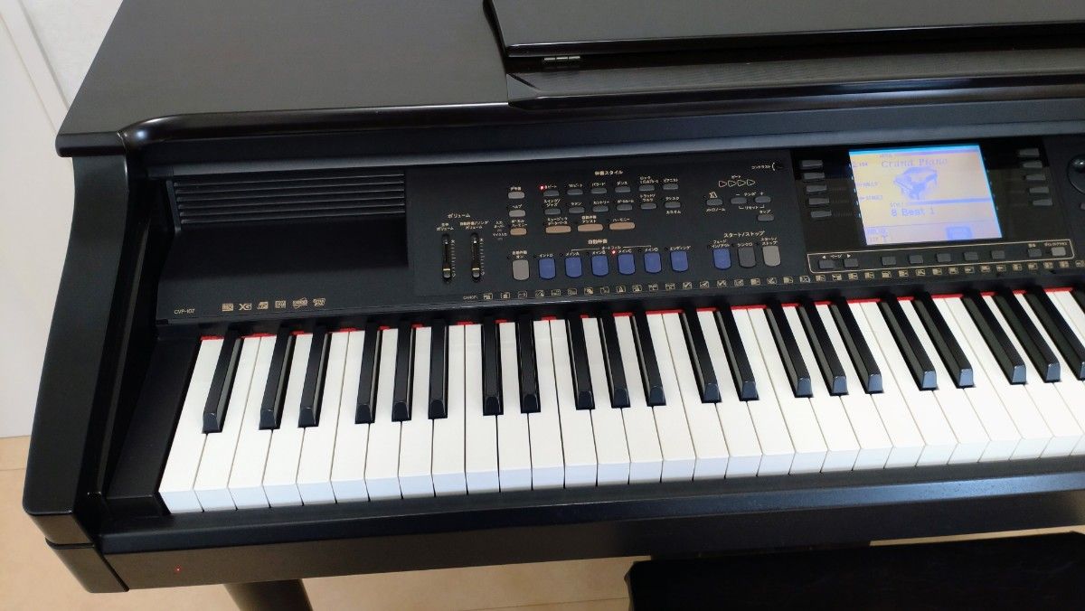 電子ピアノYAMAHA Clavinova クラビノーバ CVP-107 高低自在イス 電子ピアノYAMAHA Clavinova クラビノーバ CVP-107 高低自在イス