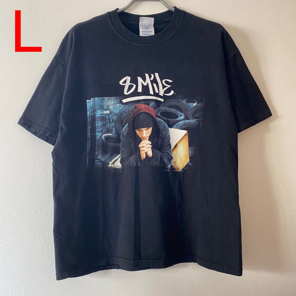 古着 Vintage Eminem 8mile Movie Promo Tee L 2002 Rap Band Tシャツ