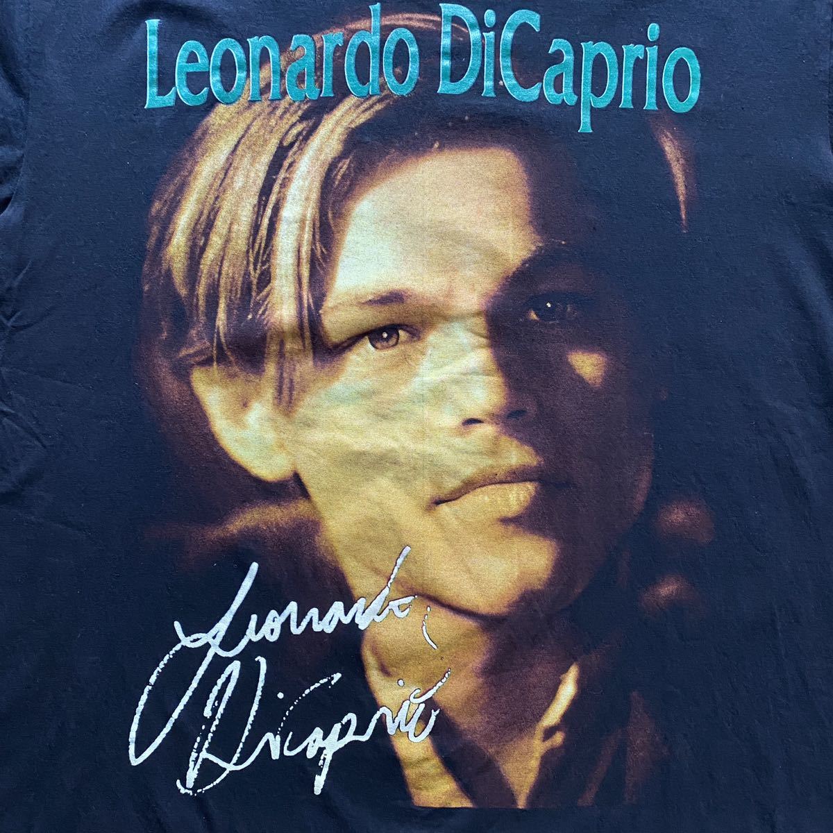 古着 Leonardo DiCaprio Titanic Tee Black タイタニック レオナルド