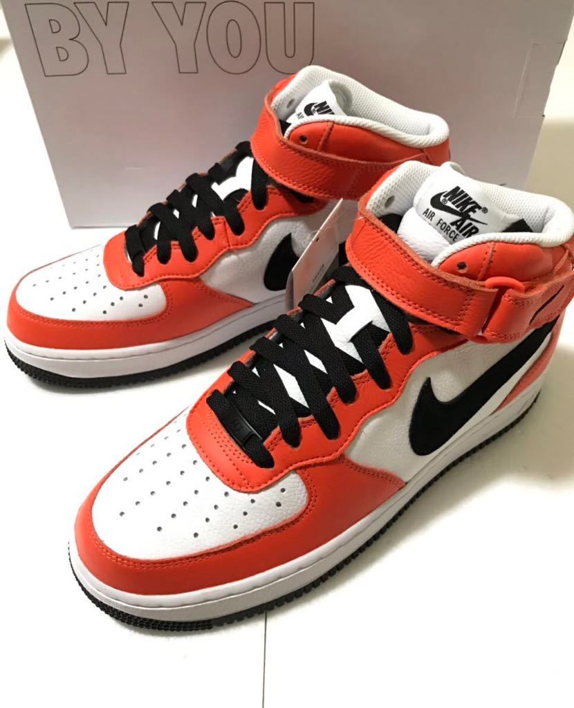 新品】NIKE BY YOU AIR FORCE 1 MID ナイキ バイユー エア 新品】NIKE BY YOU AIR FORCE 1 MID ナイキ バイユー エア