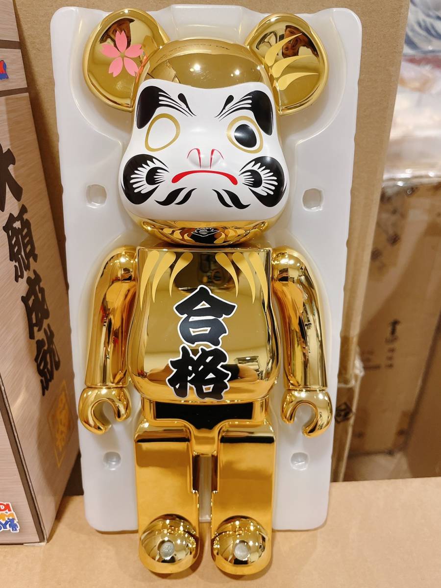 高品質2023】 BE@RBRICK 達磨 合格 金メッキ 400%の通販 by らっくま