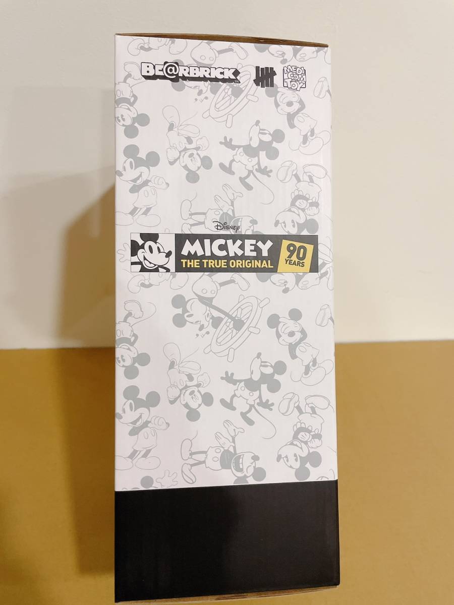 中古 美品 BE@RBRICK UNDEFEATED x MICKEY MOUSE 銅 Ver.100% & 400%　90周年 Disney_画像7