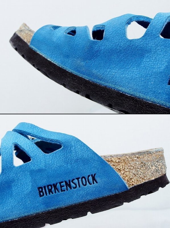 S*ビルケンシュトック BIRKENSTOCK グラナダ カットアウトヌバックレザーベルト 35 ブルー kz4416194373_画像4