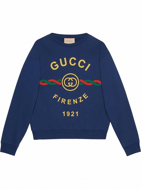 未使用品！グッチ GUCCI 22AW コットン “GUCCI FIRENZE 1921