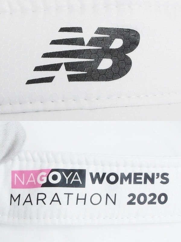 W*未使用品！ニューバランス new balance 名古屋ウィメンズマラソン2020　記念サンバイザー JACR0673 白 yg4404190031_画像3