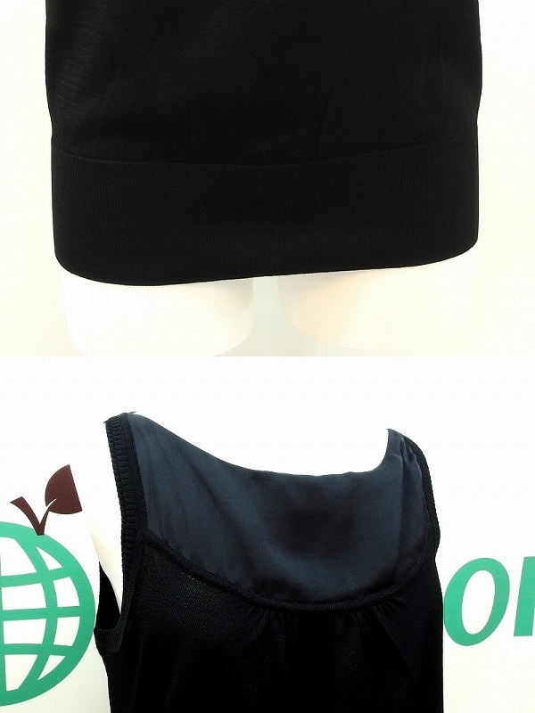 S* Anteprima ANTEPRIMA unusual material switch no sleeve cut and sewn 40 black kz4008166645