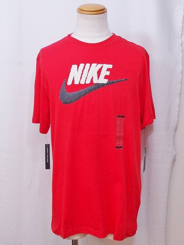 S*未使用品！ナイキ NIKE 半袖Tシャツ　SPORTSWEAR T-SHIRT メンズ M AR4993-657 レッド nm4210179451_画像1