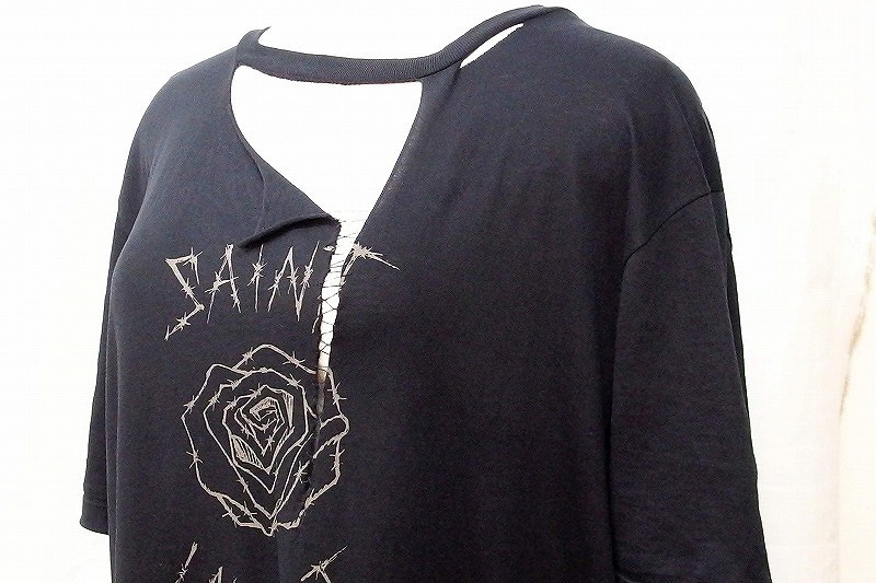 S* sun rolan Paris design T-shirt rose rose this season \'19 model S black nm3820159736