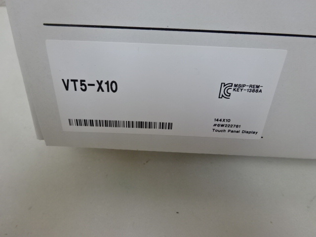 新品 未開封 キーエンス 10型TFTカラー タッチパネル VT5-X10 | www