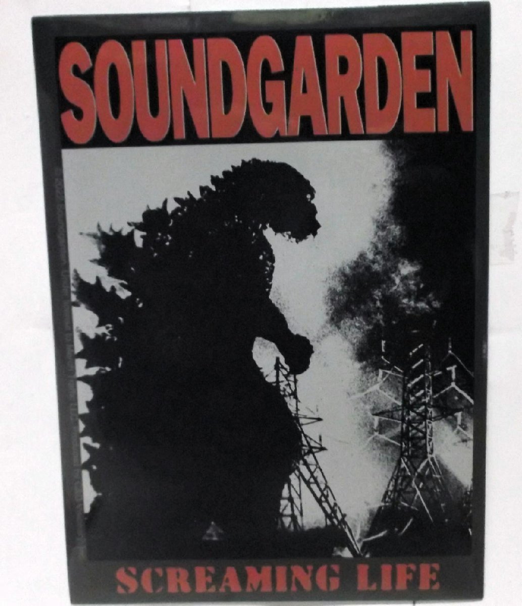 * sound garden sticker 3p set SOUNDGARDEN regular goods nirvana mudhoney
