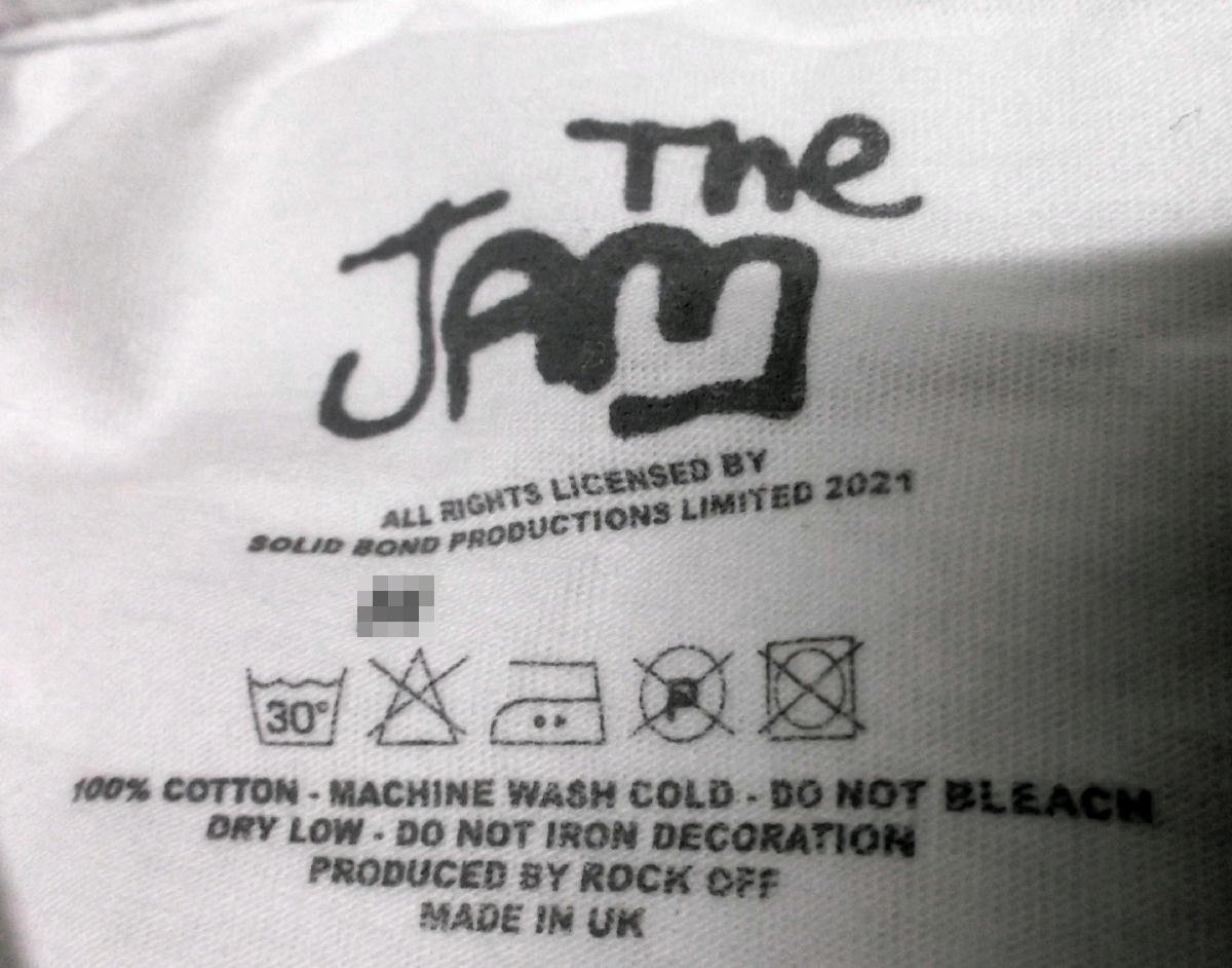 ★ザ・ジャム Tシャツ THE JAM SOUND AFFECTS 白 M 正規品 ロックTシャツ関連 small faces who paul weller_画像4