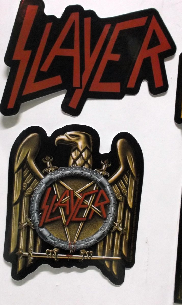 * потертость year стикер 4pcs SLAYER стандартный товар slash metal блокировка футболка относящийся 