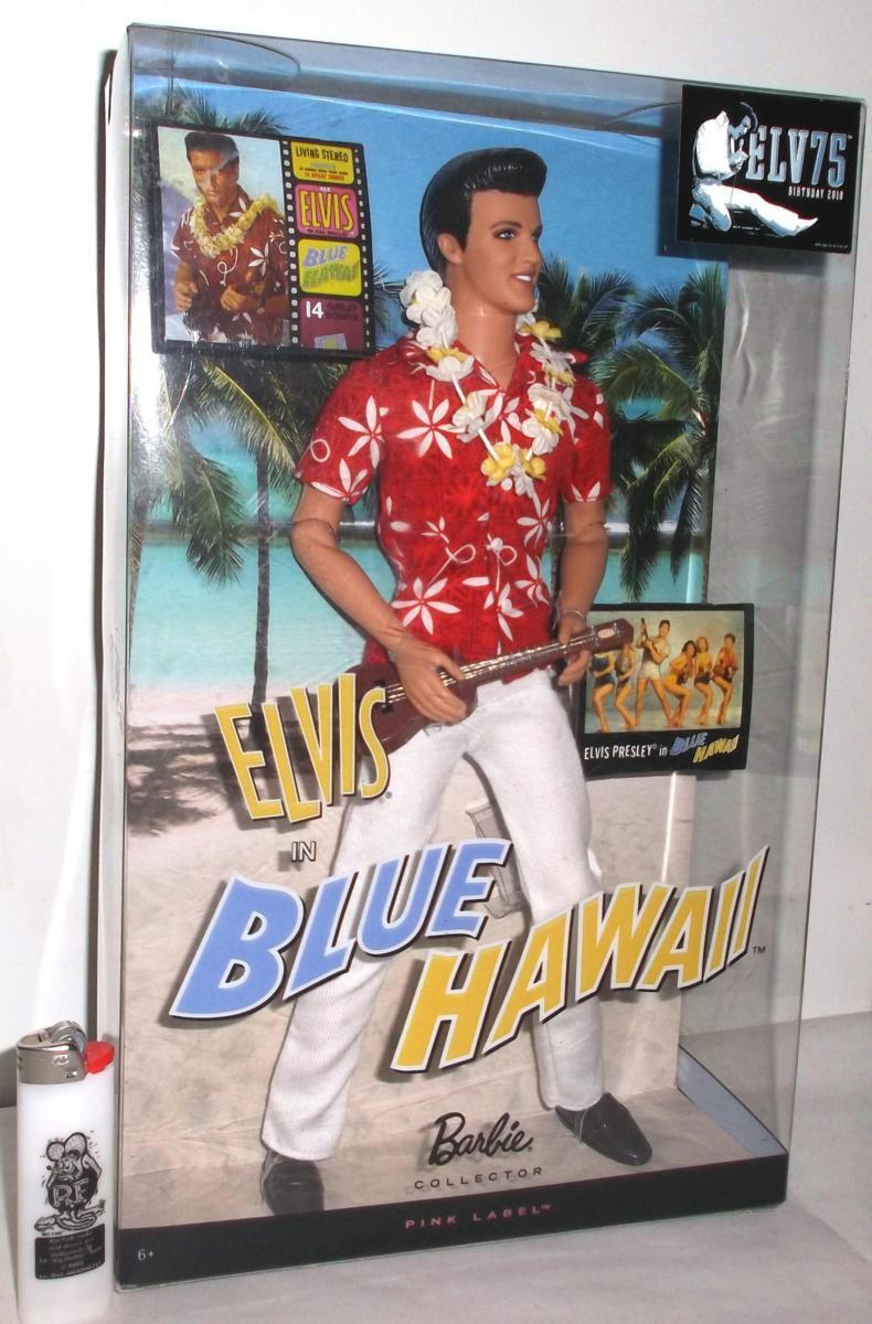 ★エルヴィス プレスリー バービー ドール ブルー ハワイ 人形 Elvis Presley Blue Hawaii Barbie ムービー ukulele_画像2