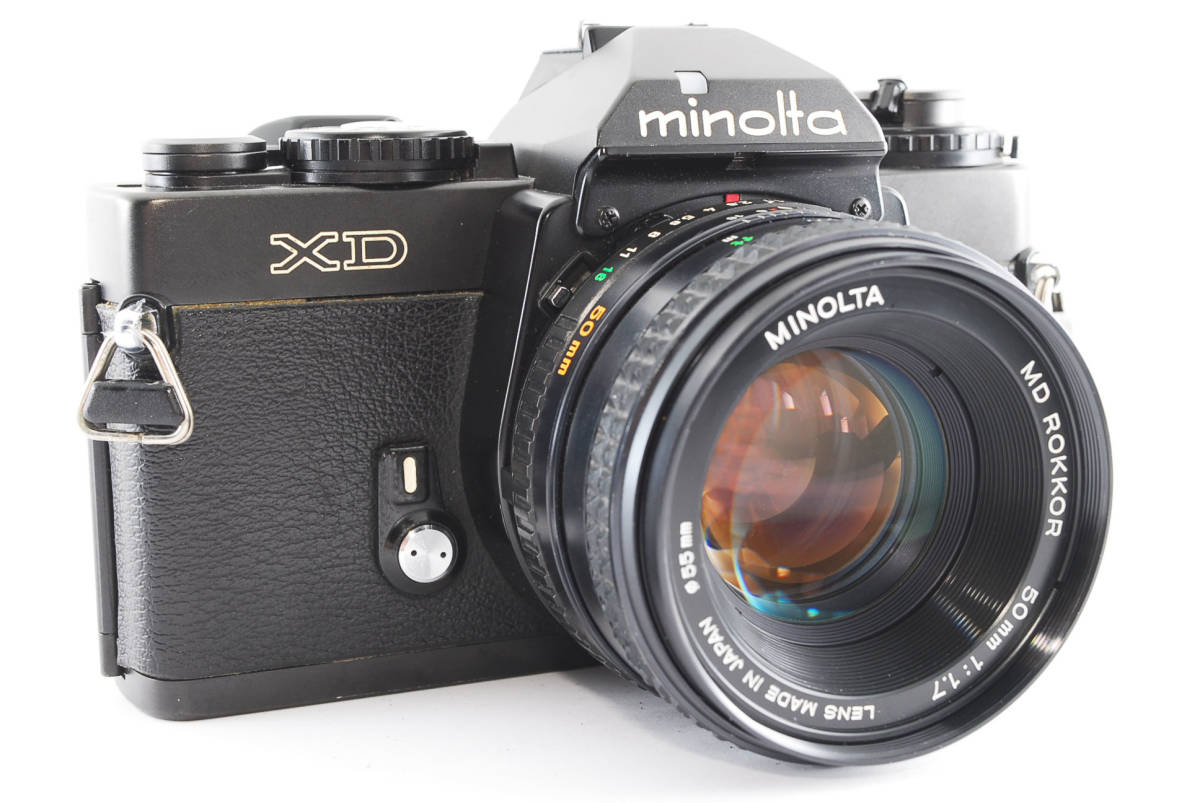 注目の ☆極上美品☆ミノルタ MINOLTA XD MD 50mm F1.7 ☆露出計