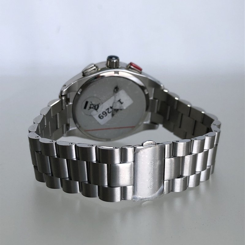 新品 ポールスミス クロノグラフ 腕時計 PS0110018 デイト シルバー文字盤 QZ メンズ 福井県質屋の質セブン_画像5