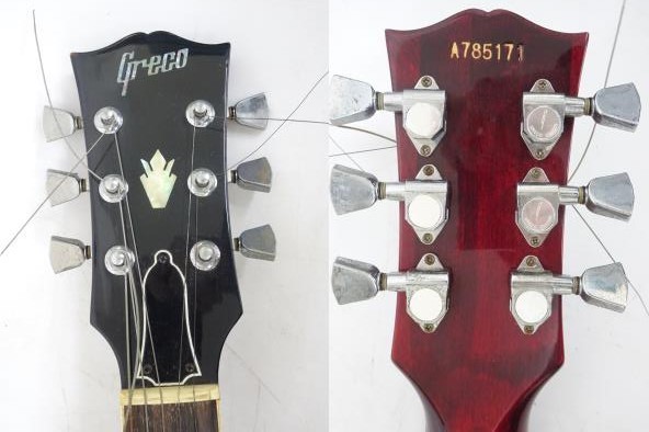 tyys 512-2 143 Greco グレコ SA-550R エレキギター セミアコ 楽器 ギター 富士弦楽器製造 ケース付きの画像4
