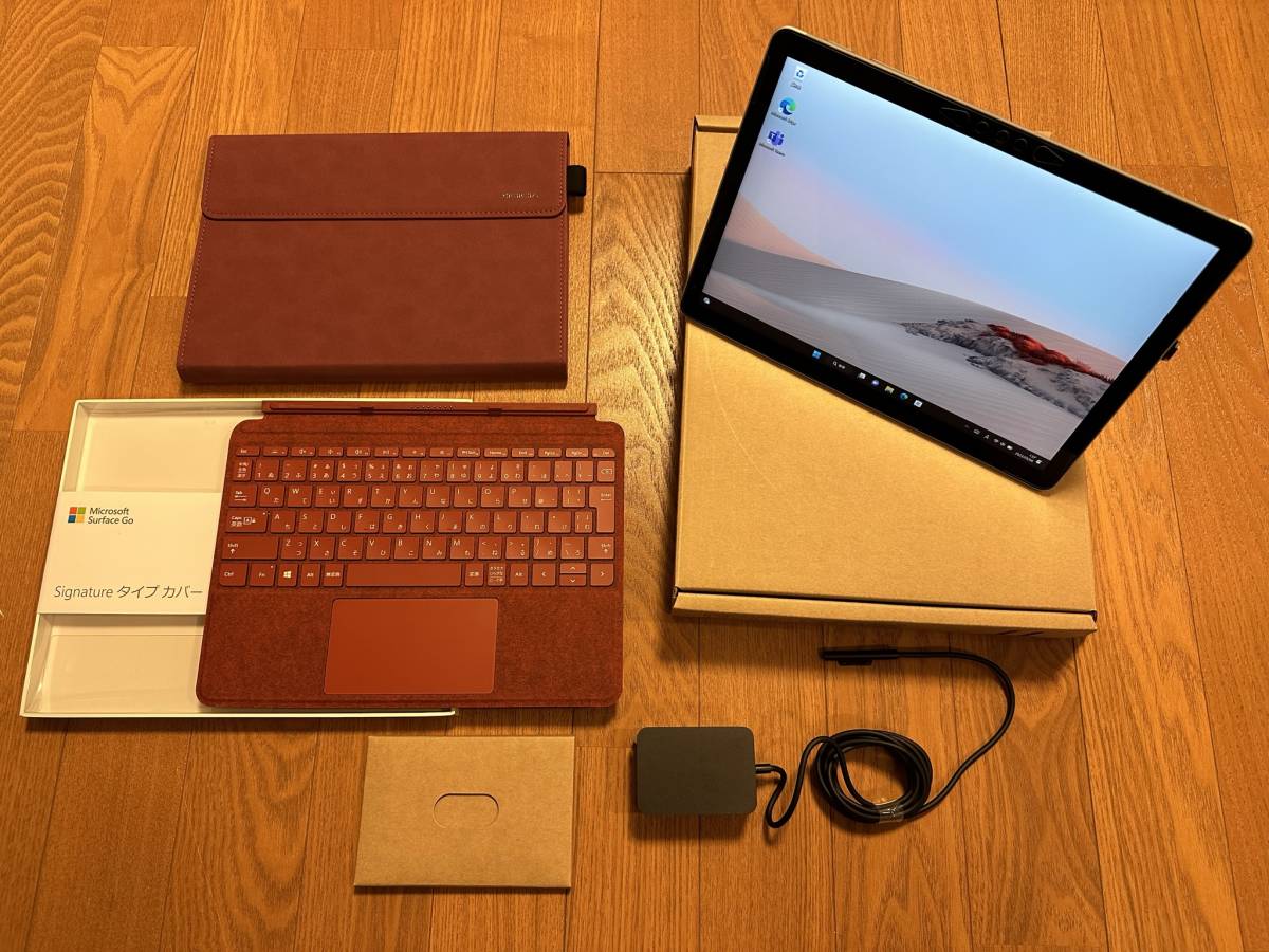 【送料無料】【美品】 Microsoft Surface Go 2 LTE Advanced SUF-00011 SIMフリー (Core m3 /  8GB / 128GB SSD)【タイプカバー＆ケース付】