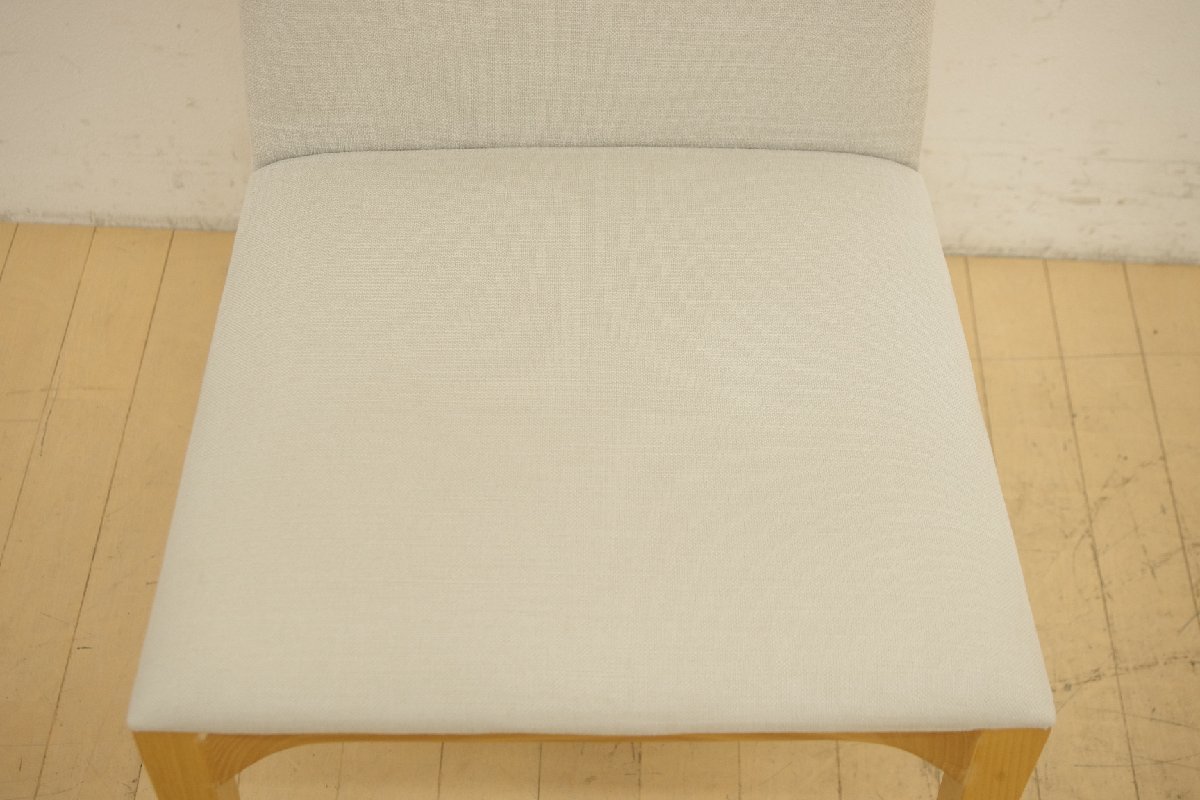 モデルルーム展示品 Cassina IXC. イクスシー LINE ラインチェア アームレス 2脚 ダイニングチェア 食卓椅子 ホワイトアッシュ材 モダン B 5