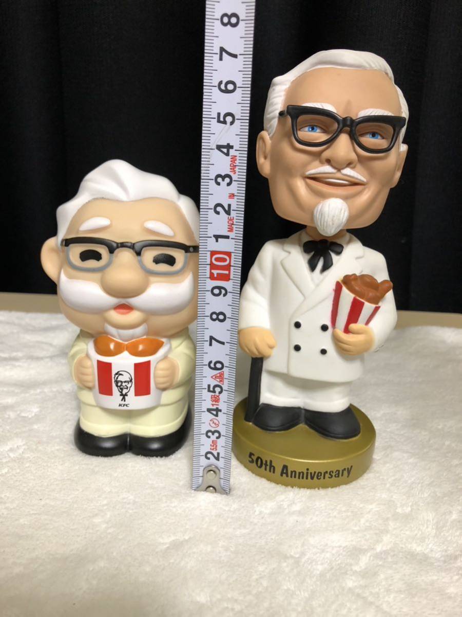  Kentucky Fried Chicken KFC Bob ru head savings box 2 piece set 50 anniversary Anniversary secondhand goods 