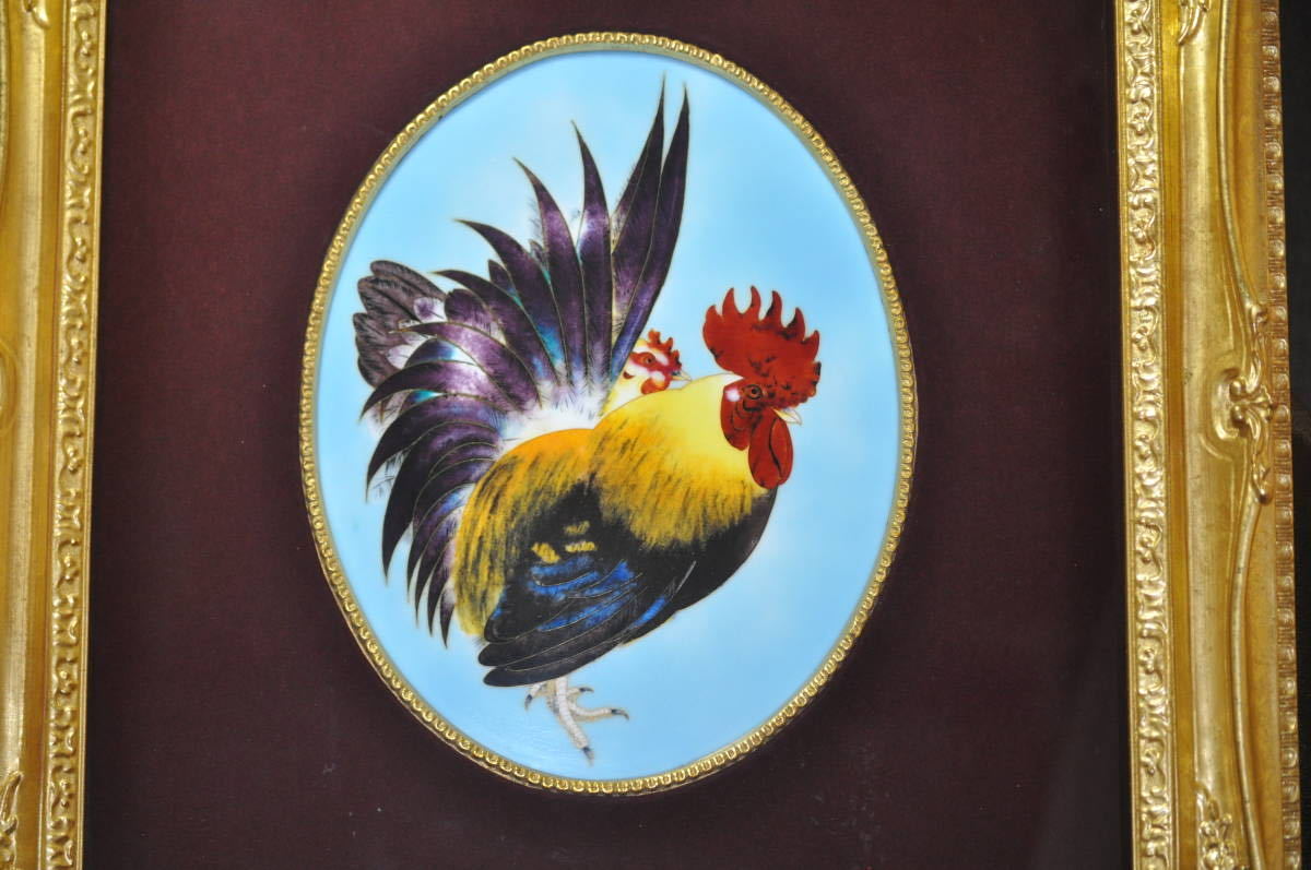 渡辺省亭原画 濤川惣助作 赤坂迎賓館花鳥の間七宝額を再現 渡辺省亭原画 濤川惣助作 赤坂迎賓館花鳥の間七宝額を再現