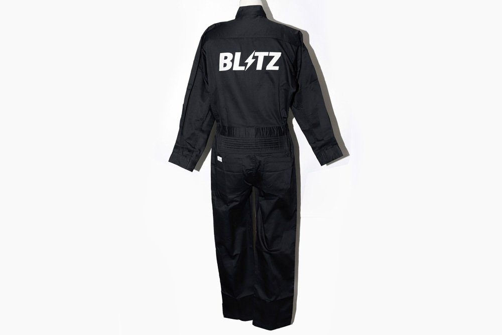 【BLITZ/ブリッツ】 BLITZ WEAR BLITZ MECHANIC SUIT ALL BLACK オールブラックボディ ツナギ サイズXL [13823]_画像2