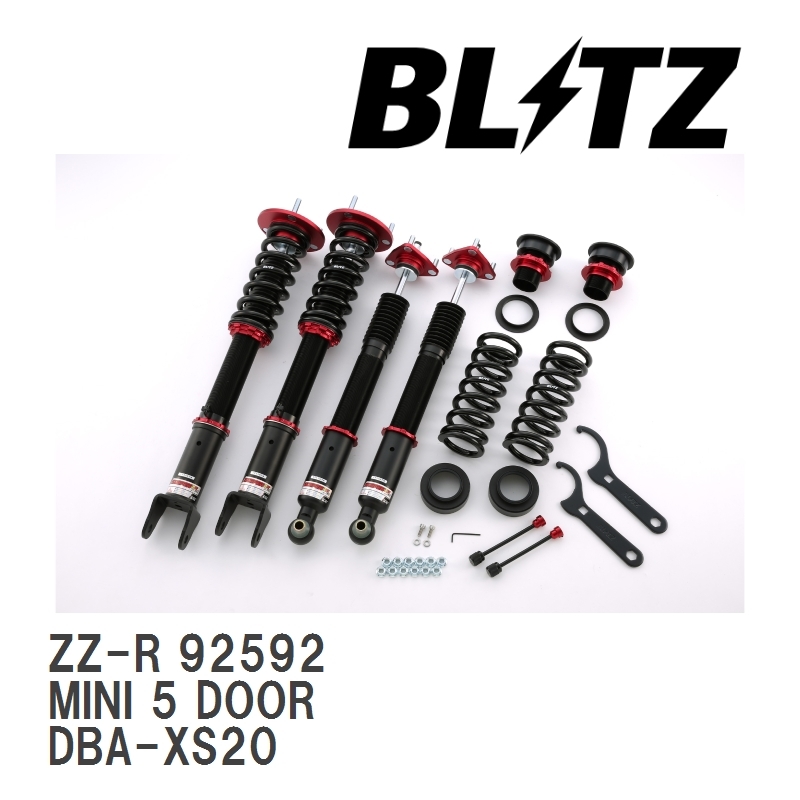 【BLITZ/ブリッツ】 車高調 ZZ-R 全長調整式 サスペンションキット BMW MINI 5 DOOR DBA-XS20 2014/10-2018/05 [92592]_画像1