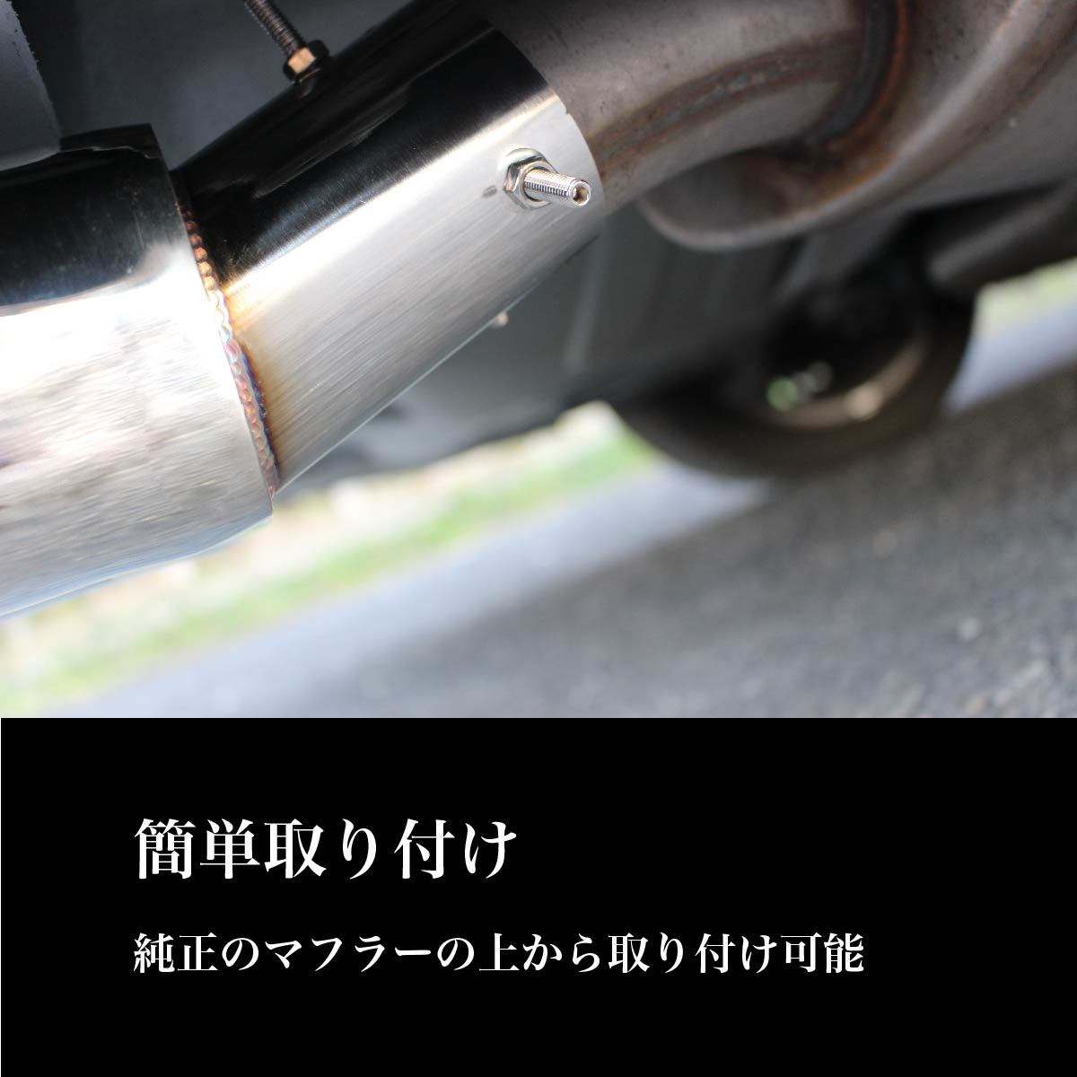  Toyota Alphard Vellfire 30 series square muffler cutter made of stainless steel titanium color accessories exterior parts car make special design 3