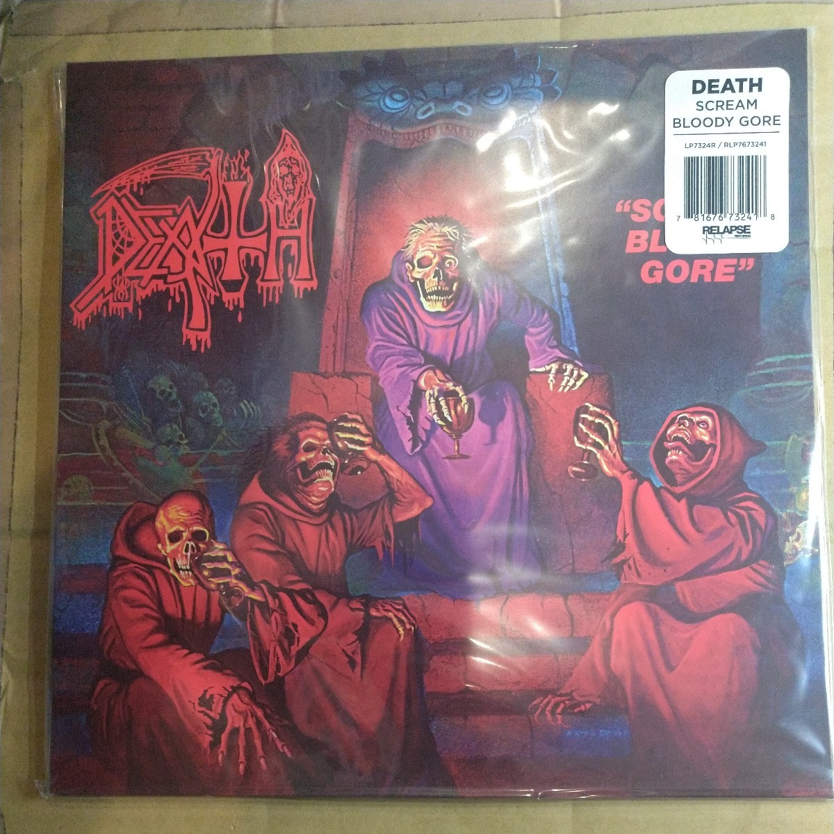 tes[scream bloody gore]LP new goods **death thrash heavy metal