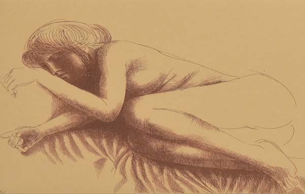 【真作】エミリオ・グレコ Emilio Greco 銅版画 裸婦像 エッチング ドローイング 額装 イタリア 絵画 絵画 書画 美品 a1793