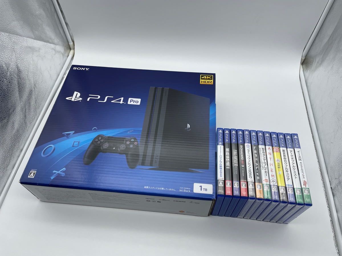 □PlayStation 4 Pro 本体 ジェット・ブラック 1TB CUH-7200BB01