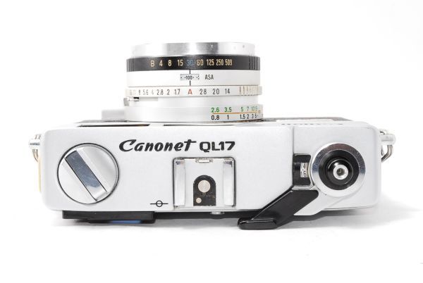 ★良品★ キャノン CANON CANONET QL17 G-III 40mm F1.7 レンジファインダー #553020M13の画像2