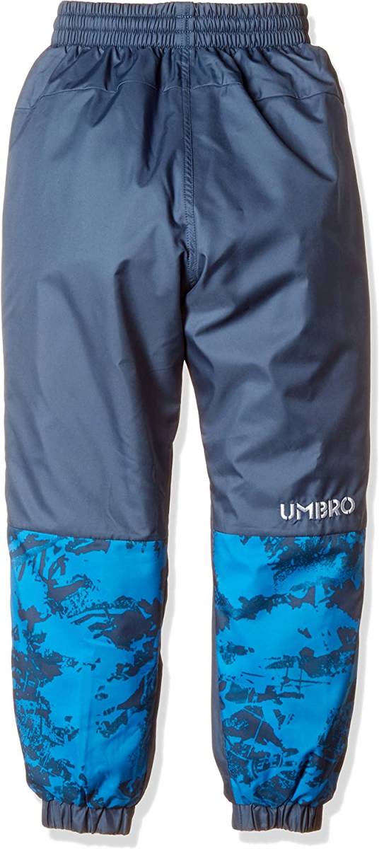 【KCM】Z-umbro-18-150★展示品★【UMBRO/アンブロ】ジュニア　ピステ ロングパンツ　温 防風 はっ水　UUJMJG36　Bグレー　サイズ 150_画像2