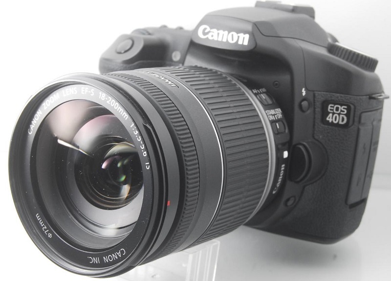 一眼レフカメラ 初心者 中古 一眼レフ Canon EOS 40D EF-S18-200 IS APS-C レンズキット 整備 センサークリーニング 【中古】【送料無料】
