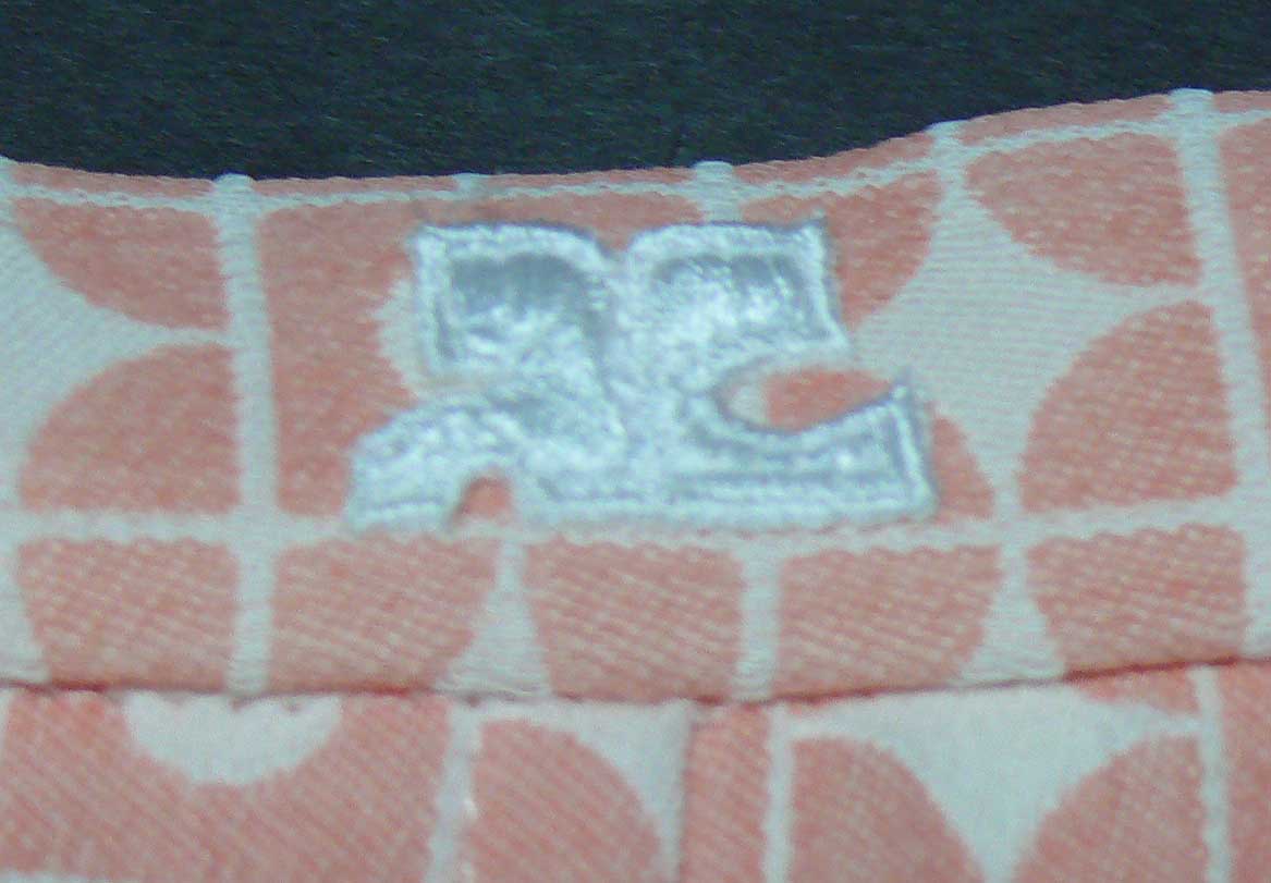  Courreges сделано в Японии юбка 67-93 розовый 