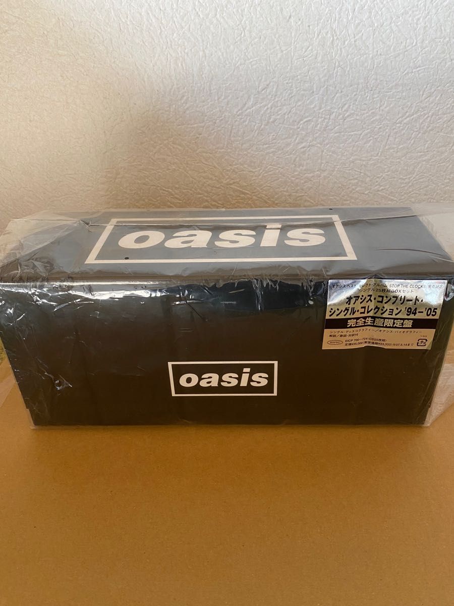 ★oasis『オアシス コンプリートシングルコレクション '94-'05』完全生産限定盤 BOX仕様(CD25枚+リーフレット付)