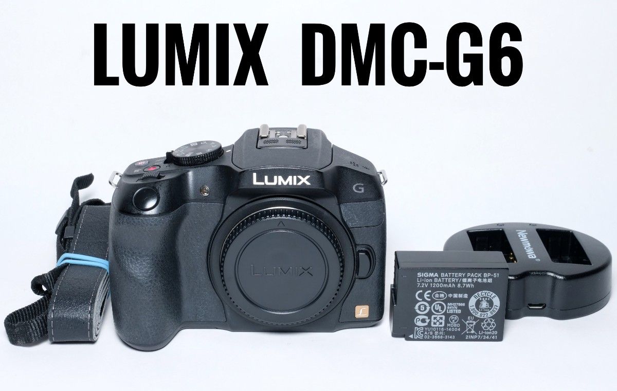 最終価格 Panasonic LUMIX DMC-G6 ボディ ブラック パナソニック ルミックスミラーレス※ファインダー説明参照