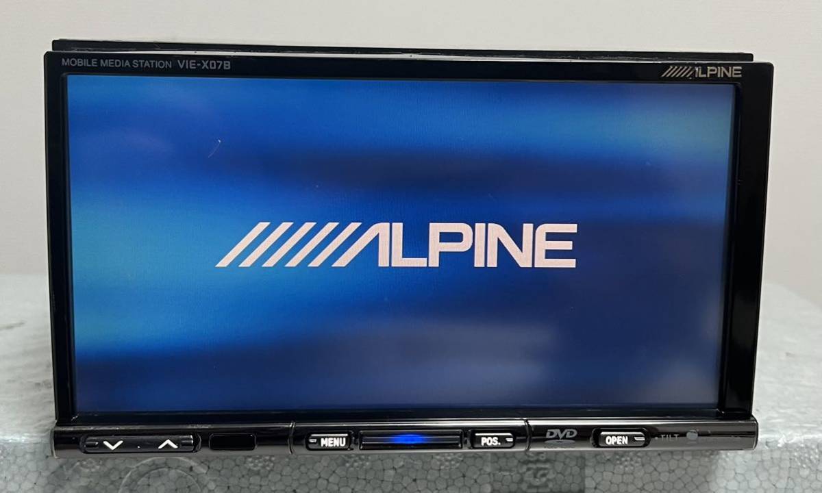 ALPINE アルパインVIE-X078 HDDナビ★地図データ 2006★(002A) _画像1