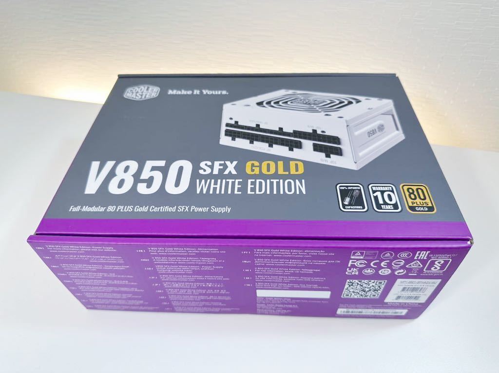 超美品Cooler Master V850 SFX Gold White Edition 850W 自作PCパーツ