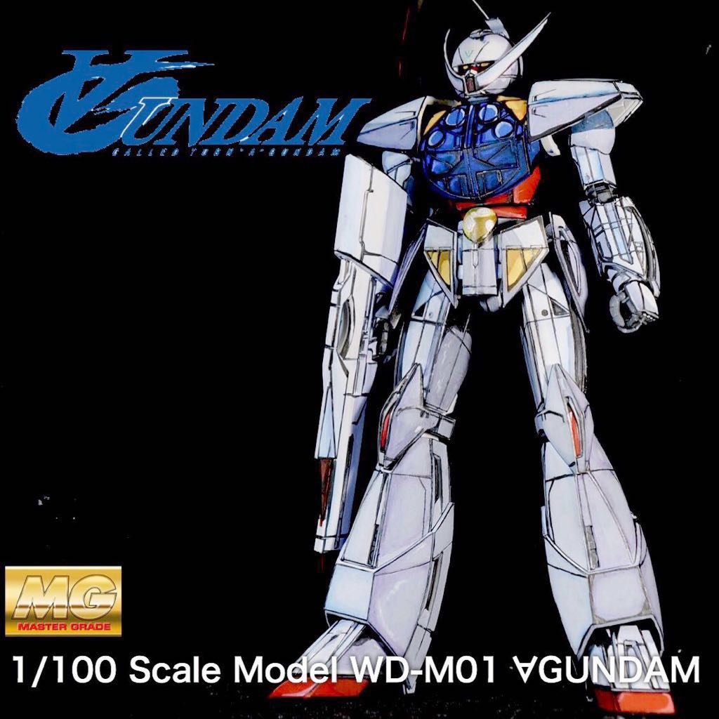 Mg 1 100 ターンエーガンダム イラスト風塗装済み完成品