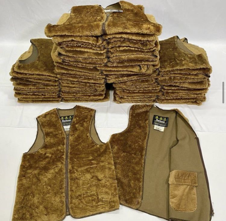 Barbour×US Zip-Up Pile Boa Vest 三軒茶屋 バブアー パイル Barbour×US Zip-Up Pile Boa Vest 三軒茶屋 バブアー パイル