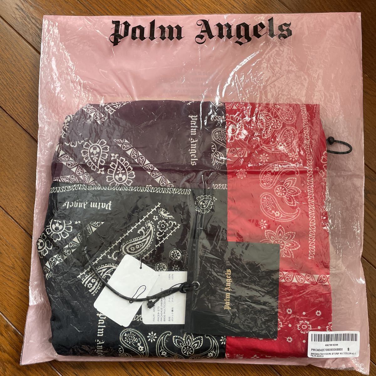 正規品 7万超 イーストランドタグ Palm Angels Bandana Patchwork Aftersport Track Pants S パームエンジェルス タグ有 トラックパンツ