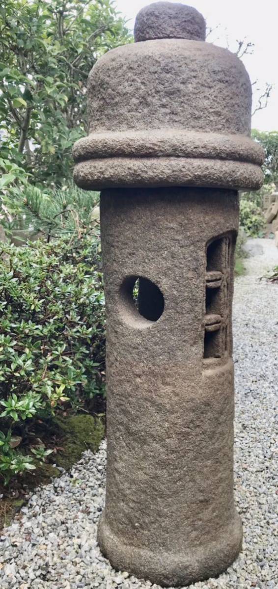 古民具建築雑貨灯篭茶庭オブジェ【露地庭灯篭・道標灯篭・坪庭石灯篭