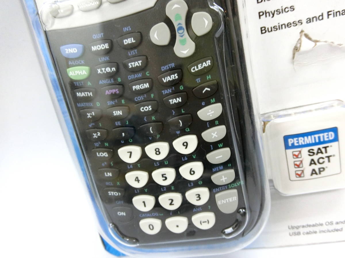新品】Texas Instruments TI-84 Plus CE グラフ電卓 ブラック Pack 2