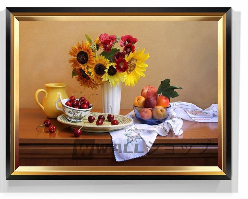  bargain sale! popular new goods limitation * interior art new arrival ultimate beautiful goods [ flower ] oil painting oil painting picture 60*40cm