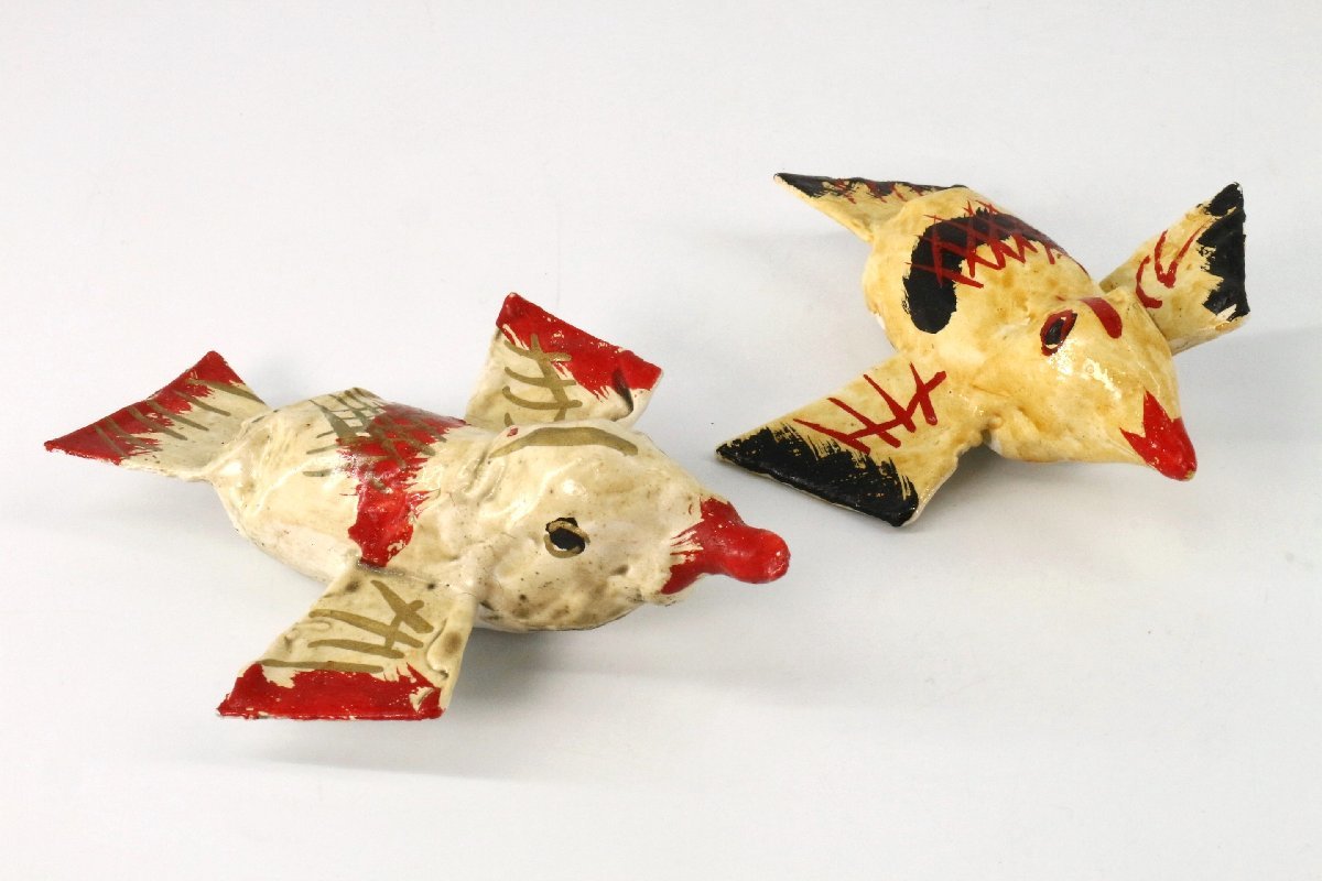 郷土玩具 神鳥 2点 民芸 伝統工芸 風俗人形 置物