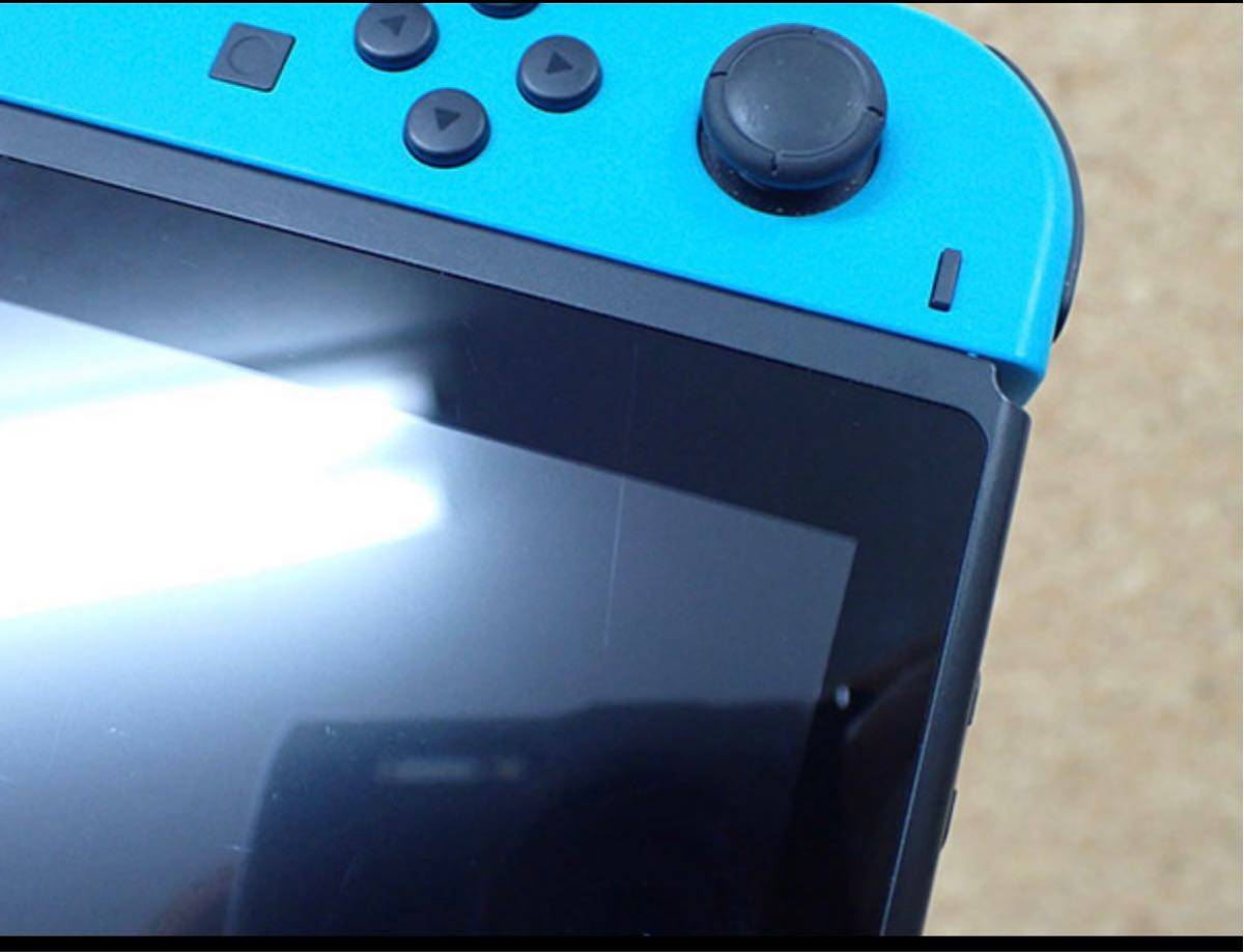 [ used ] old model Nintendo Switch Joy-Con[L] neon blue /[R] neon red HAC-S-KABAA nintendo switch body (NAB80-1)